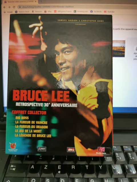 Coffret Collector Bruce Lee 30 Eme Anniversaire 5Dvd + Livre De 1971/1978 Neuf