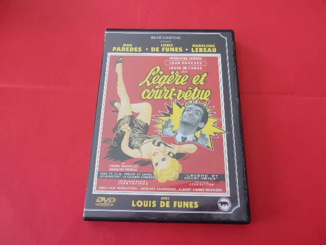 DVD rené chateau,"LEGERE ET COURT VETUE",louis de funés,jean paredes,(5056)