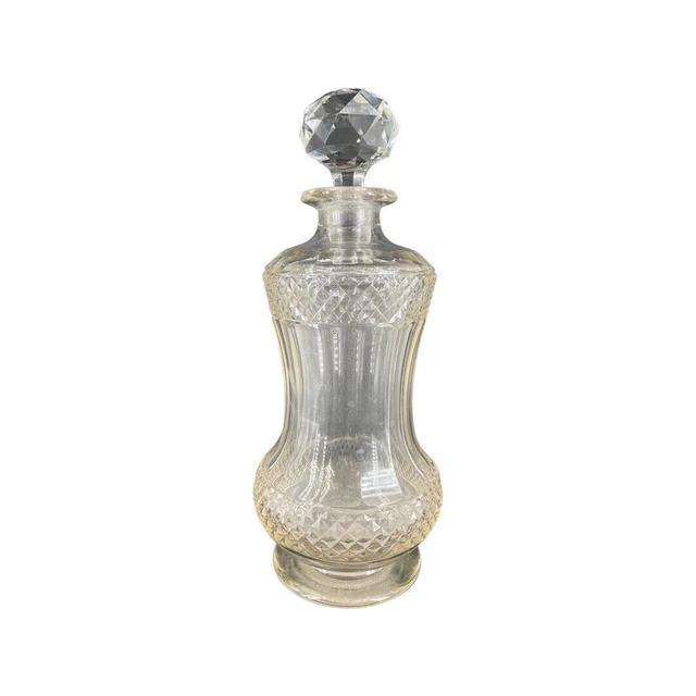 Carafe en cristal taillé ancienne Baccarat ou Val
