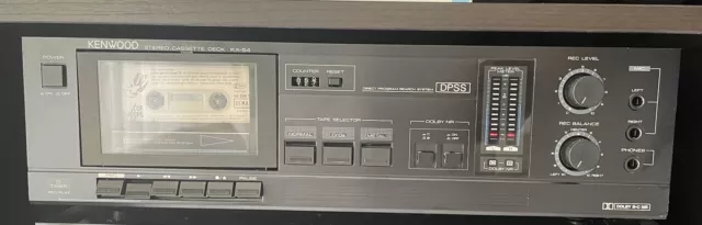 Kenwood Tapedeck KX-54 schwarz