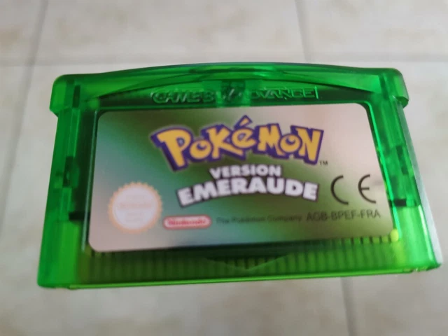 Cartouche Pokémon Version Emeraude Game Boy GBA Française Neuve