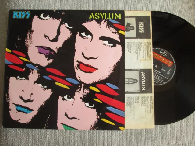 KISS Asylum LP SPAIN PRESS HARD ROCK 1985