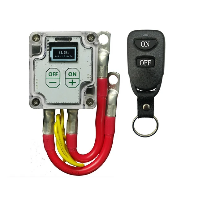 Interrupteur Principal De Batterie 12-48V – Coupe-circuit étanche 275A – Pour Voiture, Moto, Camping-car, Bateau – Protection Fuites