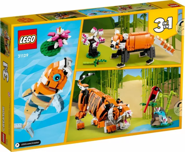 Creator LEGO Set79068cm 7.6cm1 _ En >> Sc << Majestic Tigre Panda Koi Poisson 3