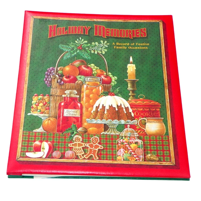 Hallmark Recordable Holiday Memory Book Christmas/Family/Friends Photo Album