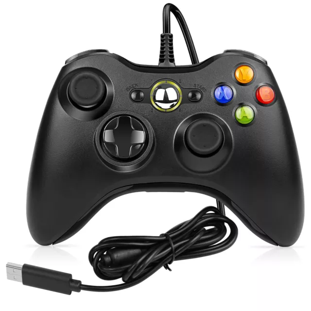 Für Microsoft Xbox 360 Game Controller Gamepad PC Windows USB Wired Neu 2