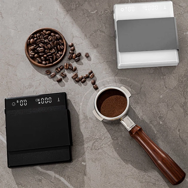 Café digital 0,3G-2 kg USB pantalla LED invisible recargable