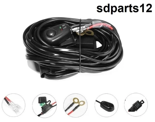 Pack De 2 Connecteurs H1 12V Pour Phares LED Voiture - Câbles Prêts à Installer
