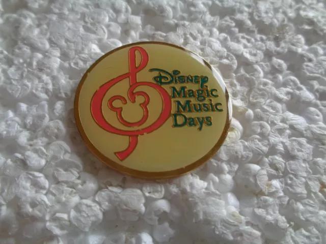 Disney Magic Music Days Disney issued metal lapel pin