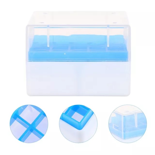 2x Freezer Storage Boxes for Lab Test Tubes - 2 , Random Color, 1.5-2ml-IO