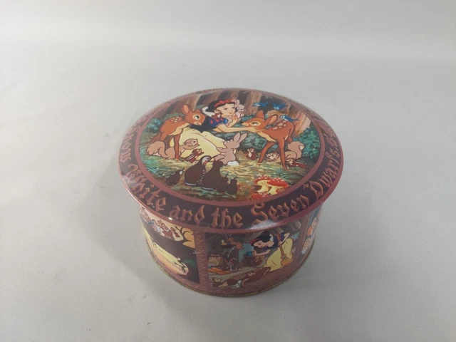 WALT DISNEY SNOW White and the Seven Dwarves Candy Tin Disney World 5 ...