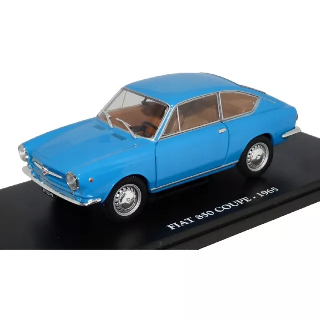 1:24 Fiat 850 Coupe 1965 Showcase Hachette Diecast Auto Vintage