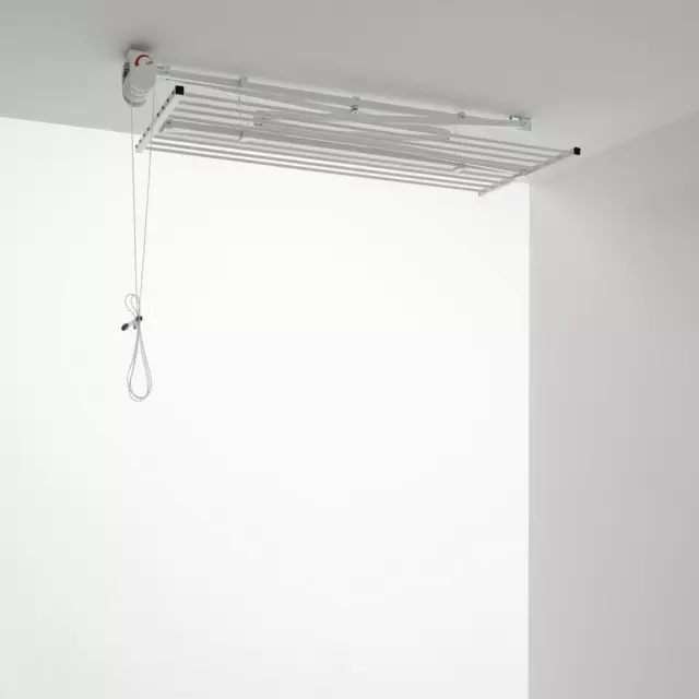 Stendibiancheria a soffitto, Stendino verticale richiudibile, Foxydry Mini 120 2