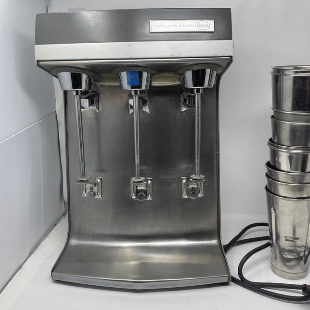 VINTAGE HAMILTON BEACH Scovill model 9411 Triple blade Milkshake Mixer