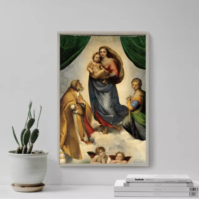 Raphael - Sistine Madonna (1514) Photo Poster Painting Art Print