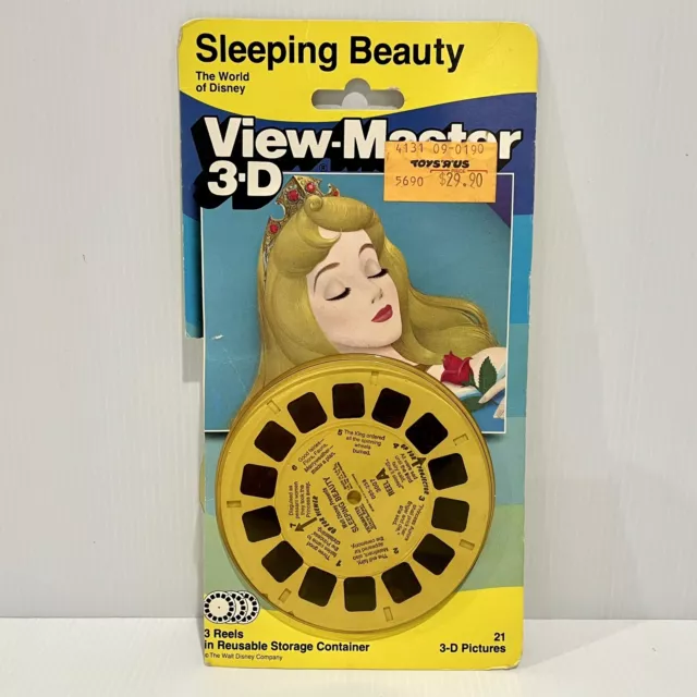 VINTAGE SLEEPING BEAUTY View-Master 3D Reels Walt Disney - NEW