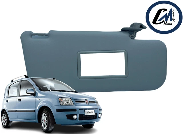 Parasole Destro Fiat Panda (02/12) - REPLACE Grigio Con Tasca - Ricambio Originale OE 735534490
