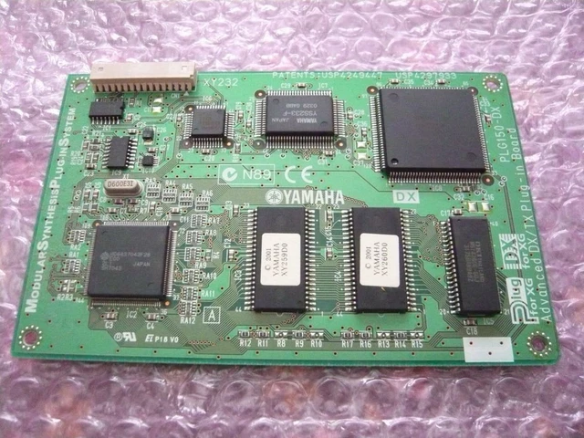 YAMAHA PLG150-DX ADVANCED DX TX Plug-in Board manual discs