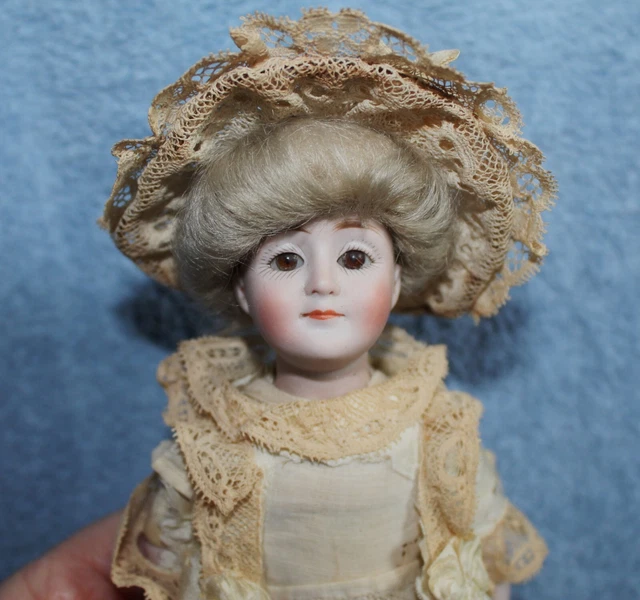 ANTIQUE~10" Doll~German~Porcelain Bisque~All Original~KESTNER GIBSON GIRL~BEAUTY
