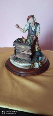 STATUINA CAPODIMONTE CIABATTINO DA RIPARARE ENTRA E GUARDA FOTO 