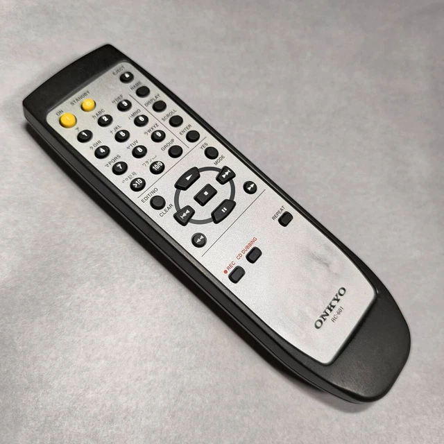 ONKYO RC-601 REMOTE Control for MD-105FX/MD-133 MD Deck JP