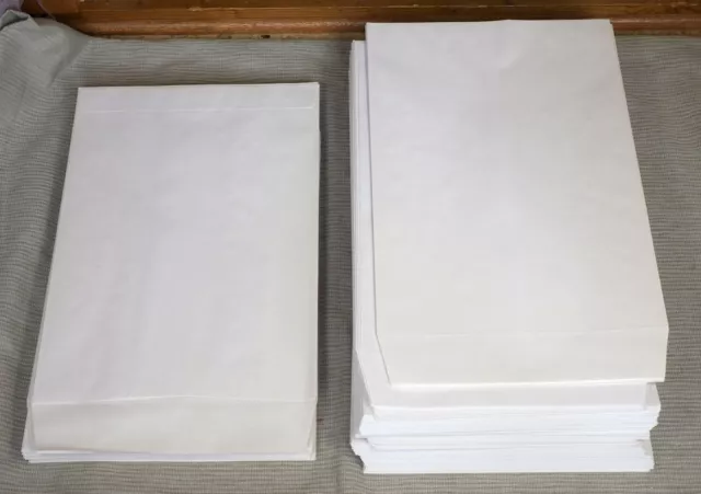 283 12-1/2 x 18-1/2 Jumbo White Kraft Catalog Envelopes - Not Gummed