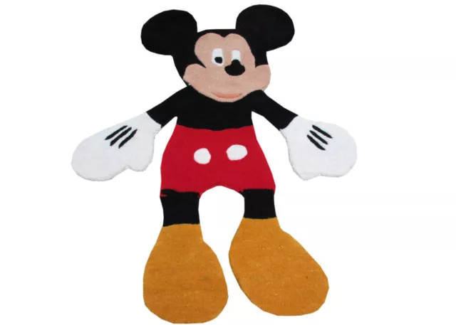 Nuovo tappeto per bambini 3 x 5 Topolino Disney fatto a mano in lana TAPPETI EDH