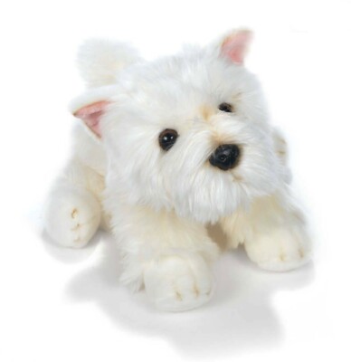 "Sekiguchi" colore bianco altezza 27 cm. "MONCICCI" raro peluche Cane 
