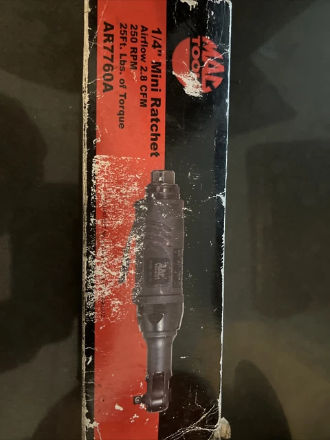 MAC Tool # AR7760 1/4" dr. mini air ratchet with rubber grip.