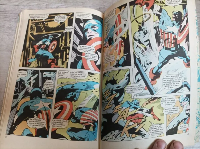 Marvel super star Artima color Captain America héros de légende N°1 Aredit 1979