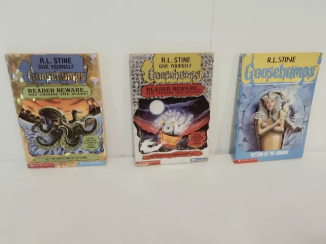 RL Stine Goosebumps Books Bulk Lot  X 11 3