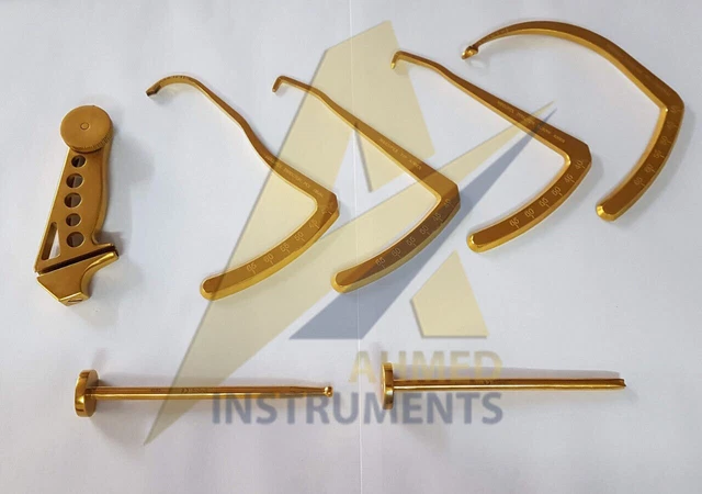 Kit De 4 Rétracteurs Glénoïdes Kolbel Pour Chirurgie Orthopédique De L'Épaule - Marque Ahmed Instruments