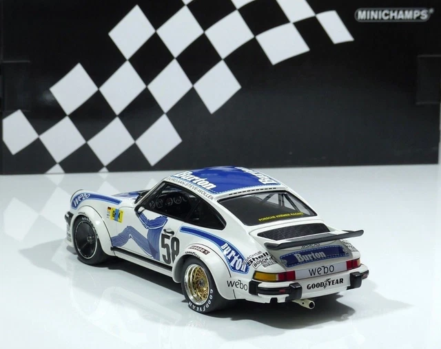 MINICHAMPS 155776458 Escala 1/18 | PORSCHE 911 934 TEAM PORSCHE KREMER RACING N 58 7th 24h LE