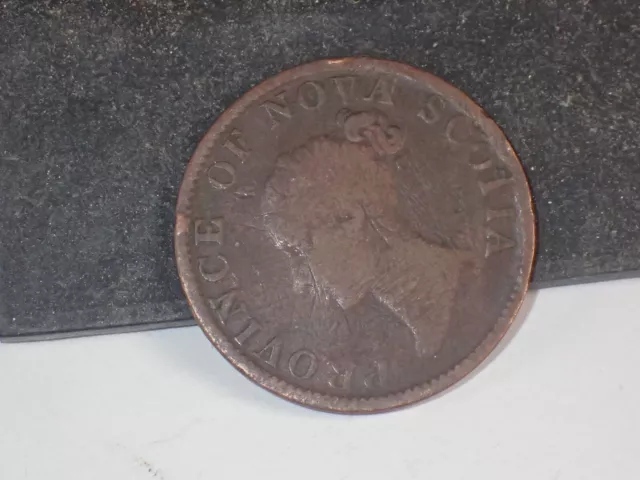 Canada Nova Scotia Half penny 1840 BR874 (dd) 2