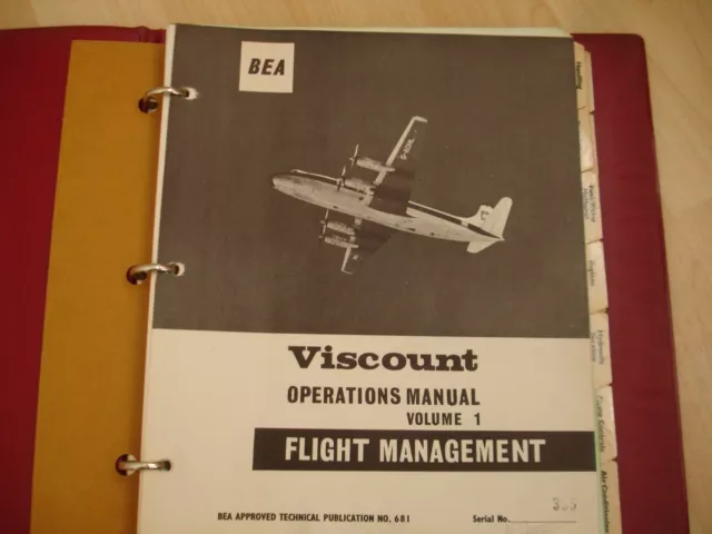 BEA  Viscount Flight Management  Manual Vol 1 2