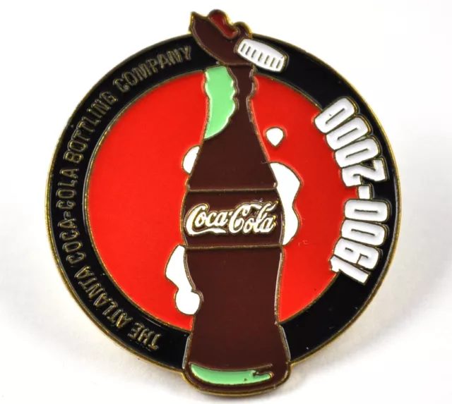 Coca-Cola Coke USA Lapel Pin Button Badge Anstecknadel - Flasche 1900 - 2000