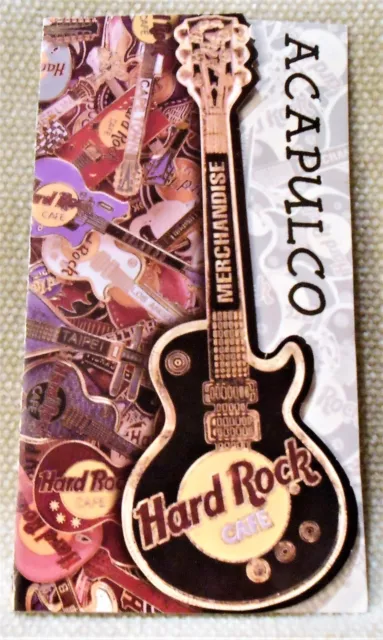 Hard Rock Cafe Acapulco Merchandise Pamphlet Brochure - See Pictures