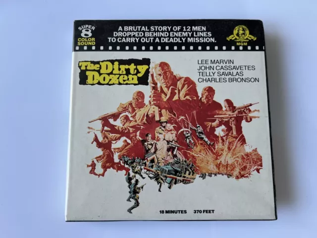 The Dirty Dozen (1967) Super 8 Film 400’ Color & Sound