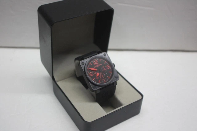 Bell & Ross BR01-94-S Chronograph PVD S.Steel Red Special Edition #115/500 Bell & Ross BR01-94-S Chronograph PVD S.Steel Red Special Edition #115/500