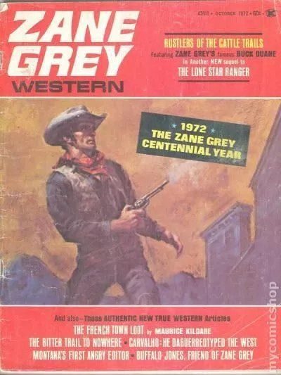 Zane Grey Western Pulp Vol. 5 #2 VG 1972 Stock Image Low Grade