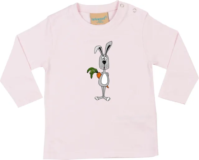 Langarm Baby/Kinder Shirt, lustige Tiere, Hase LW02104582