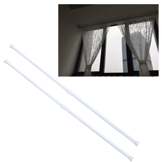 4 pz barre bianche per tende da doccia antiscivolo asta per tende da tenda