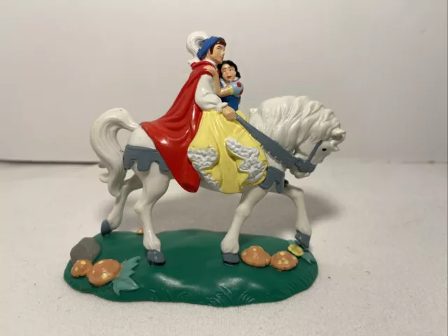 Applause Disney SNOW WHITE & PRINCE On Horse Pvc Figure Special Edition