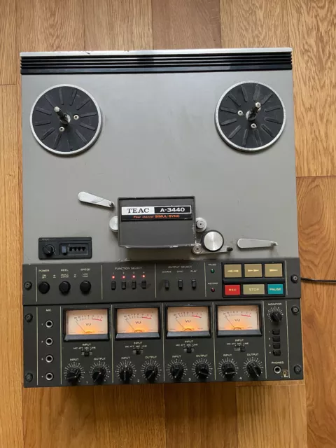 TEAC A3440 4-Spur Tonbandgerät Tape Deck Bandmaschine Band Maschine Audio