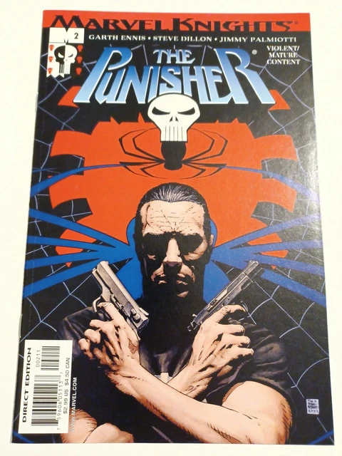 Punisher #2 Comic Book Garth Ennis Steve Dillon Preacher - Marvel Knights Pics!
