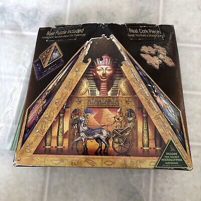 Master Pieces 3D Mystery of the pyramid Vintage 365 Piece Puzzle  #30902