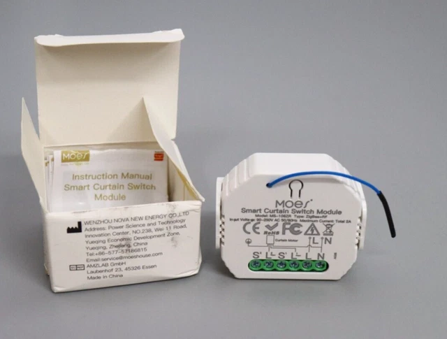 MOES ZigBee Smart Rolladenschalter - Sprachsteuerung Mit Alexa & Google