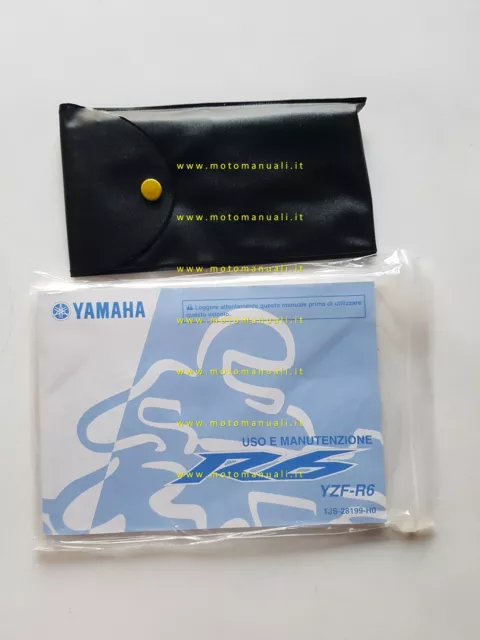 Yamaha YZF R6 1JS 2011 manuale uso manutenzione + trousse attrezzi originale