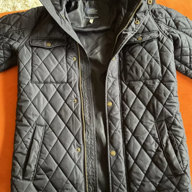 Joules Jacket, navy, quilted 11-12 yrs.