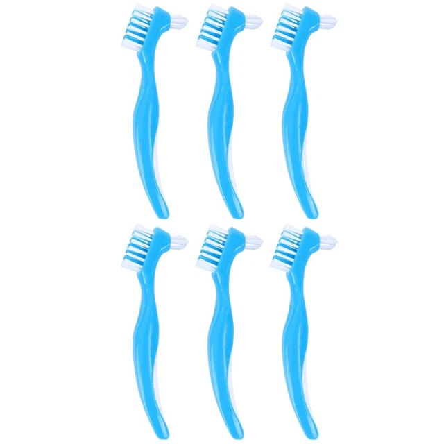6 PIEZAS Cepillo de dientes doble cepillo cabezal cuidado dental cepillo de dientes cuidado dental